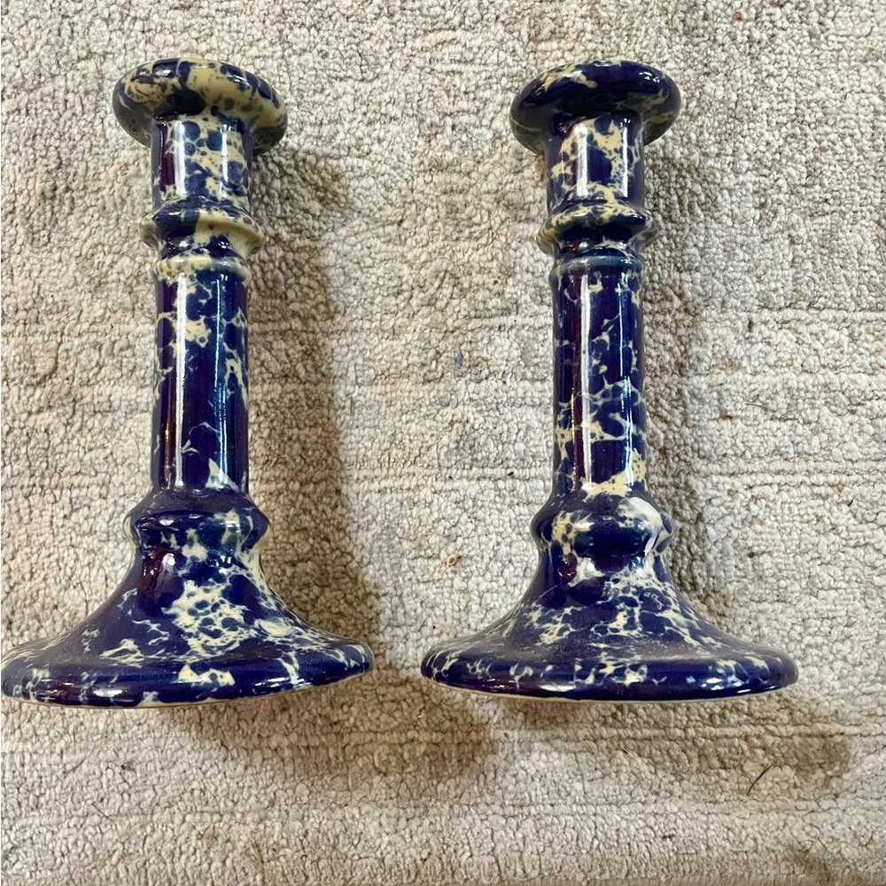 Bennington Potters Candlesticks